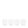 Swirl Tumbler Glass Clear (4pk) 85x85x97mm