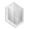 KABINA NEW SOLEO PROSTOKĄTNA U 120x80x195 CZYSTE 6mm ACTIVE SHIELD