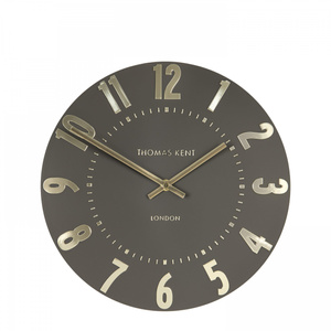 Mulberry Wall Clock Espresso 12in