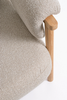 Sofa 2-osobowa BIZZOTTO CALISTA natural – contemporary design, zdejmowane podłokietniki