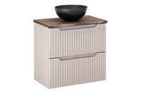 Zestaw meblowy 60cm z blatem i umywalką nablatową Domi