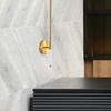 Lampa ścienna FRESCO LED złota 125 cm