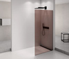 ARCHITEX BLACK MATT walk-in, 1462 mm, szkło Marron