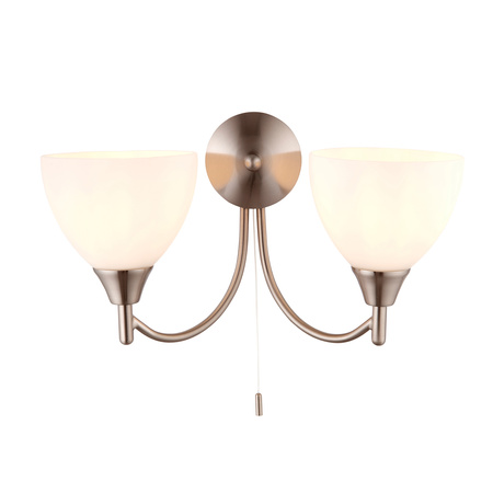 Alton 2 Wall Light Antique Brass