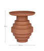 BIZZOTTO Stolik kawowy AMBA 35,5 cm – terracotta, stal malowana, nowoczesny design