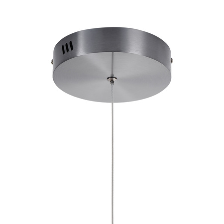Lampa wisząca CIRCLE 60 cm - LED, ring tytan szczotkowany