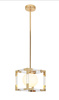 NOWOCZESNA LAMPA WISZĄCA ZŁOTA BOSCO W1