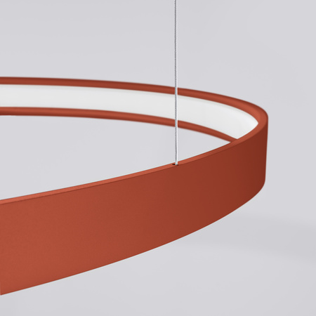 Żyrandol RIO 78 ochra czerwona LED 4000K