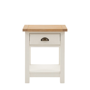 Eton 1 Drawer Bedside White
