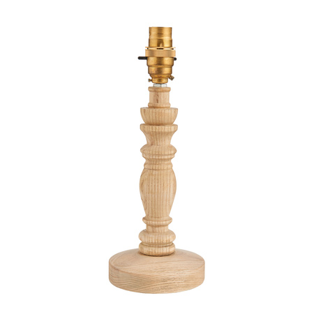 Bibury Table Lamp Base Natural Ash