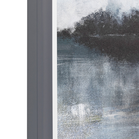 Obraz w ramie „Adrift” – niebieski, 120 × 3,5 × 90 cm