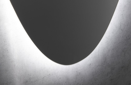 STEN LED lustro z oświetleniem 80x55cm