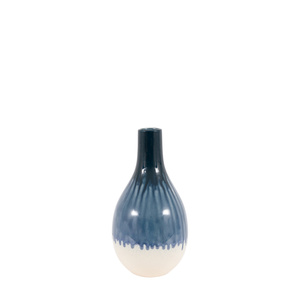 Orro Blue Organic Fade Ceramic Vase
