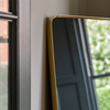 Holworth Leaner Mirror Gold 700x35x1700