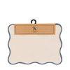 Scallop Edge Placemats Blue 4pk 300x400mm