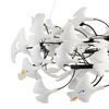 Lampa wisząca BOTANIKA 80 cm -czarna, G9, regulowana, designerska