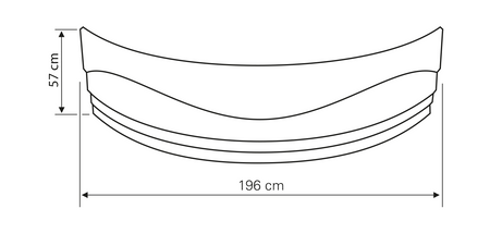 DUNAJ 140 obudowa boczna 55cm, zestaw montażowy