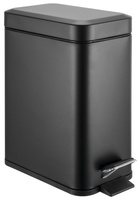 SIMPLE LINE kosz na śmieci prostokątny 5l, czarny mat