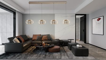 7033-413 Lampa wisząca czwórka SALO