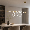 Lampa wisząca FANTASIA LONG LED złota 120 cm