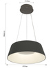6222-0150 Lampa wisząca SELLA Antracyt