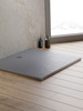 Brodzik MORI konglomeratowy kwadratowy  90x90x3 posadzkowy, szary