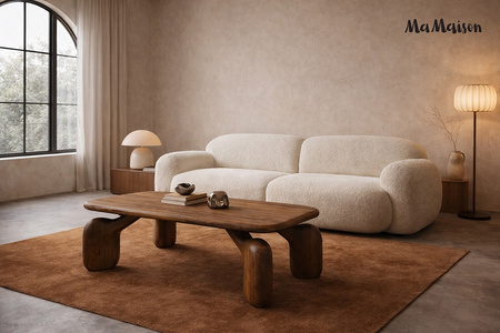 MaMaison stolik kawowy ORIZON 120         brązowy / drewno