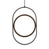 Lampa wisząca ELIPSE M, 45 cm - LED, czarna nowoczesna