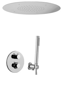Zestaw natryskowy TERMOSTAT z deszczownicą sufitową fi-40cm-Paffoni/kolekcja Light