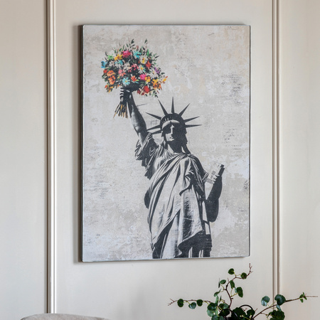 Obraz w ramie „Concrete Dreams I” – szary, 70 × 1,5 × 90 cm
