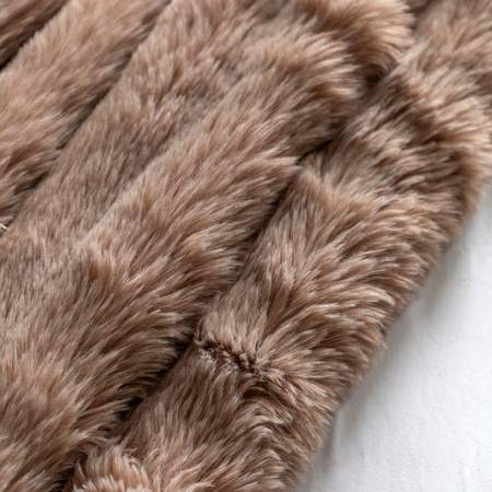 Juniper Faux Fur Throw Dusky Pink 1500x2000mm