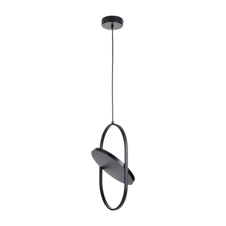 Lampa wisząca ELIPSE M, 45 cm - LED, czarna nowoczesna