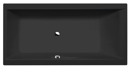 CLEO wanna prostokątna 180x90x48cm, czarny mat