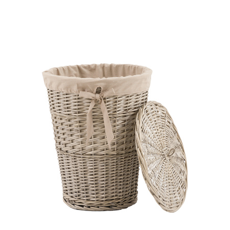 Lina Lined Laundry Basket Natura 420x340x550mm