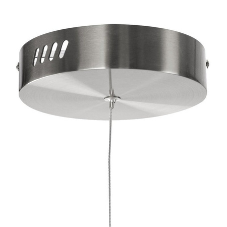 Lampa wisząca CIRCLE 80 cm - LED, ring nikiel szczotkowany