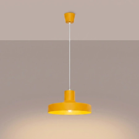 Lampa wisząca BILO żółta