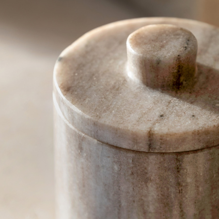 Tarragona Marble Storage Jar 100x130mm