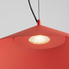 Lampa wisząca FINT czerwona LED 4000K