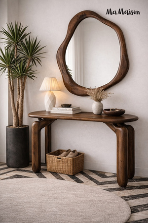 MaMaison konsola ORIZON 120 brązowa /     drewno