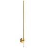 Lampa ścienna FRESCO LED złota 125 cm