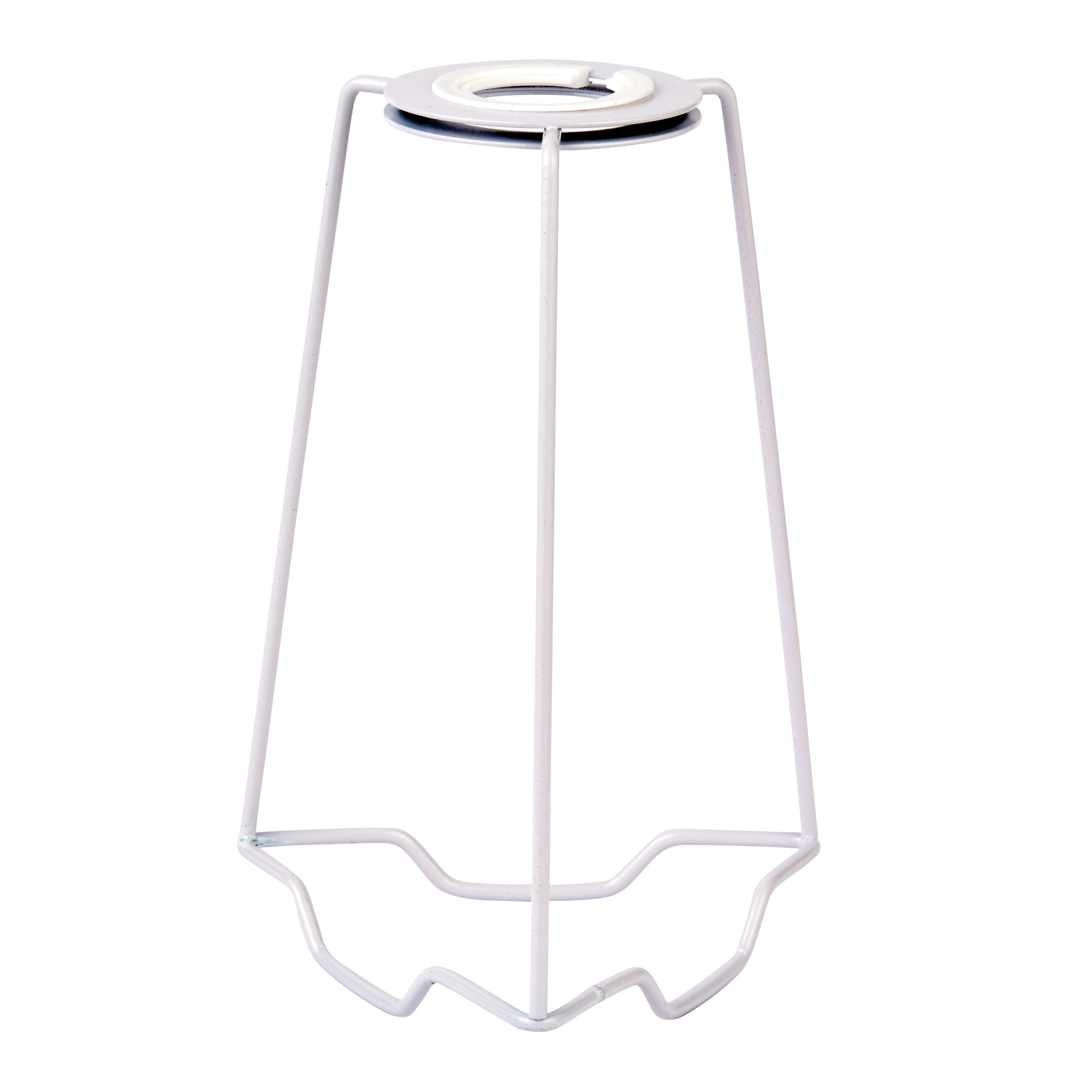 Abażur Shade – błyszczący biały, 12,5 × 12,5 × 19,5 cm