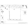Lampa wisząca CHAIN 158 mocca LED 3000K