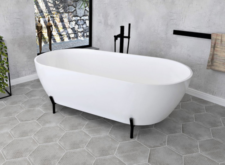 REDUTA wanna wolnostojąca 171x81x46cm, kompozyt, biały