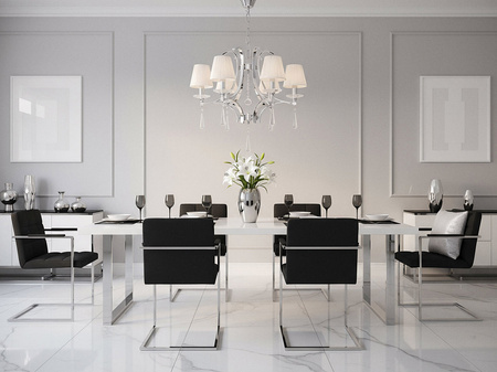 KLASYCZNY ŻYRANDOL KRYSZTAŁOWY VENISIA W6