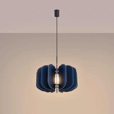 Lampa wisząca MULA 45 granatowa
