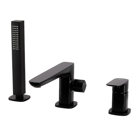 Bateria wannowa 3-otworowa, czarna