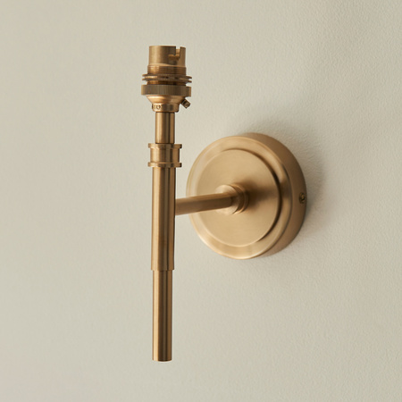Chester 1 Wall Light Fitting Aged Brass