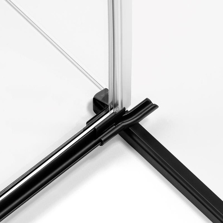 DRZWI WNĘKOWE AVEXA BLACK  L 140x200 CZYSTE 6mm ACTIVE SHIELD