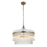 Marietta 5 Pendant Light Antique Brass