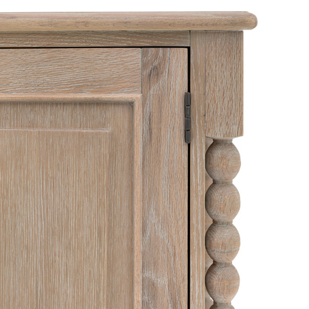 Komoda Artisan – szuflady: 3, naturalna, 165 × 45 × 80 cm